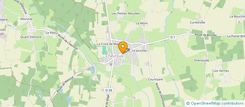 localisation de l'entreprise MADAME ROXANE ARCOURT  CHEVROUX