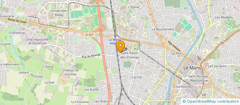 localisation de l'entreprise MADAME ROXANE-ARIANE NGOUMBRE  LE MANS