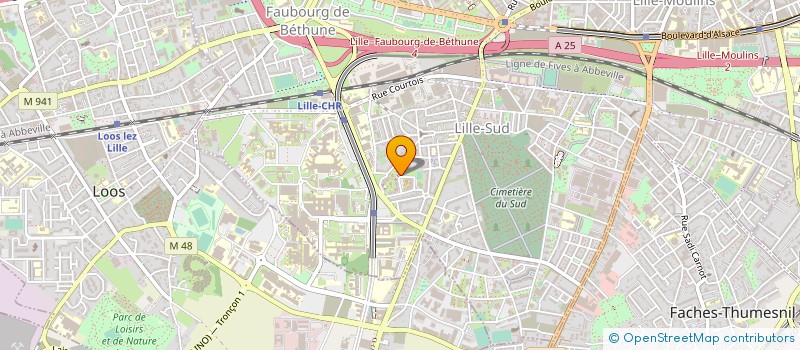 localisation de l'entreprise MADAME ROXANE BACHIRI à LILLE