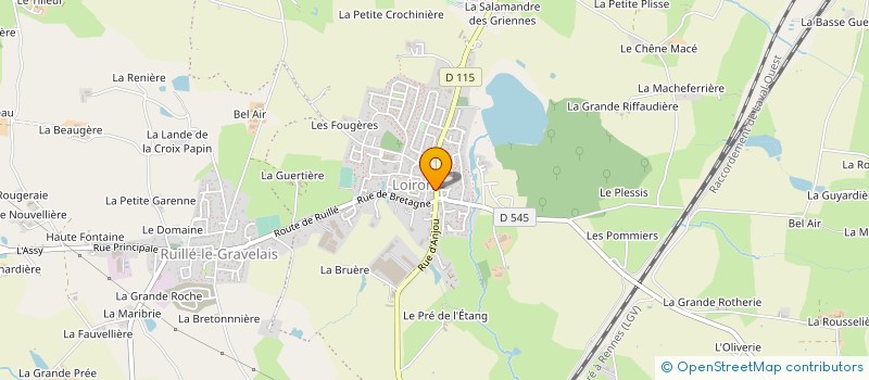 localisation de l'entreprise MADAME ROXANE BALLARD à LOIRON-RUILLE