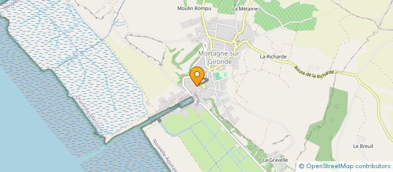 localisation de l'entreprise MADAME ROXANE BERAULT à TALMONT-SUR-GIRONDE