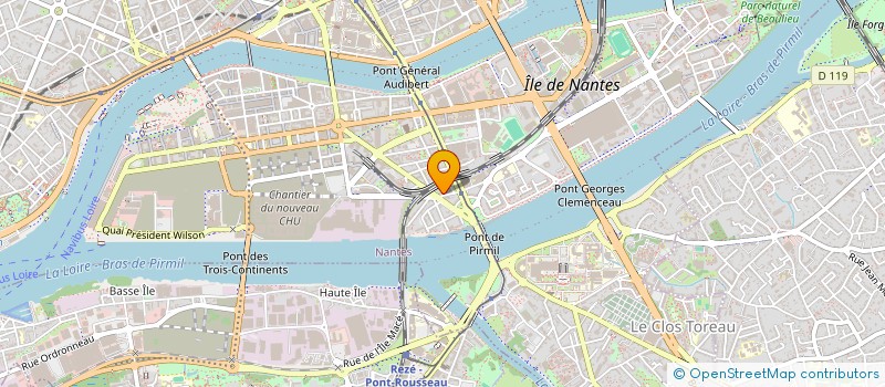 localisation de l'entreprise MADAME ROXANE BODIN  NANTES