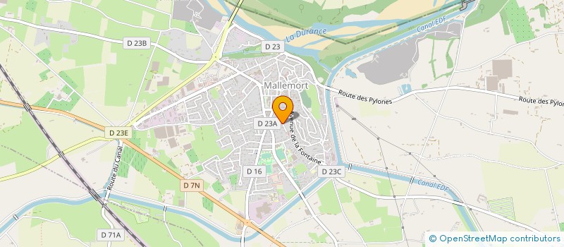 localisation de l'entreprise MADAME ROXANE BONNET à MALLEMORT
