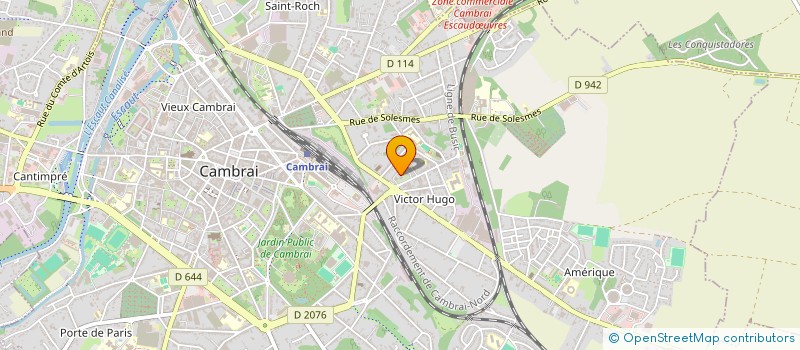 localisation de l'entreprise MADAME ROXANE BOULENGE  CAMBRAI