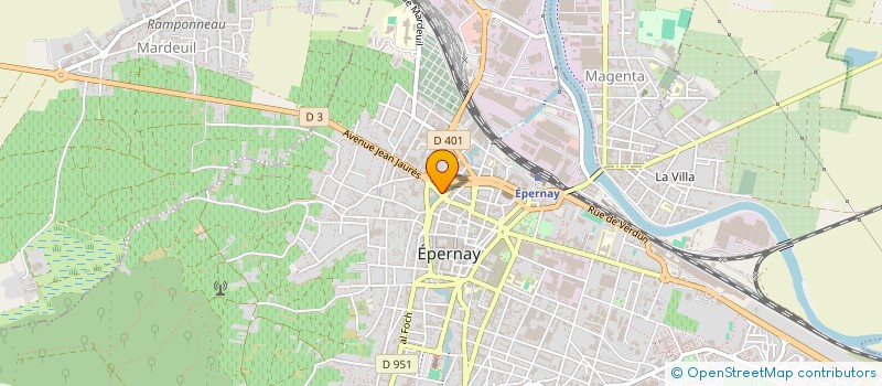 localisation de l'entreprise MADAME ROXANE BOUTIN à EPERNAY