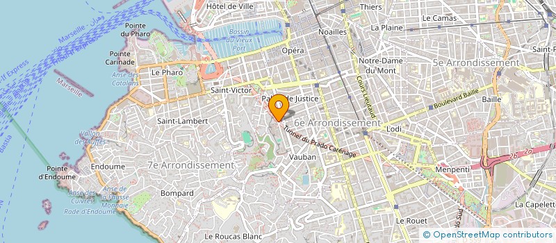 localisation de l'entreprise MADAME ROXANE BOUTON à MARSEILLE