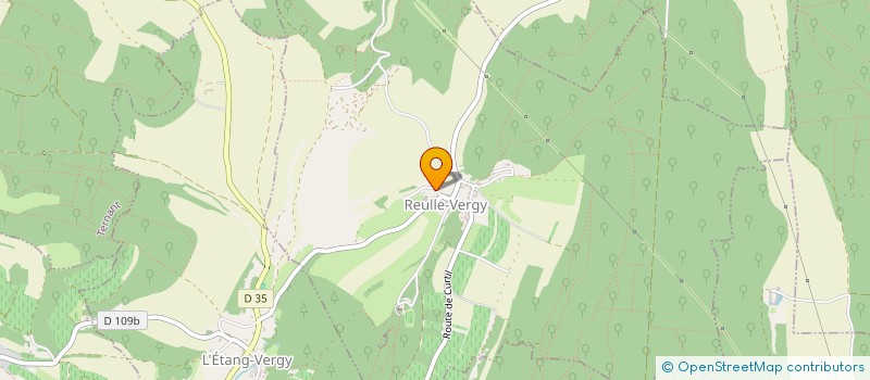 localisation de l'entreprise MADAME ROXANE BRON  REULLE-VERGY