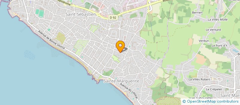 localisation de l'entreprise MADAME ROXANE BUCHON  PORNICHET