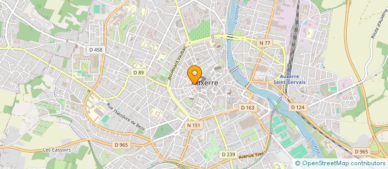localisation de l'entreprise MADAME ROXANE CAGNIER à AUXERRE