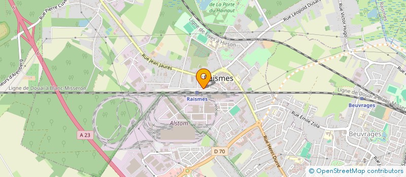 localisation de l'entreprise MADAME ROXANE CARLIER  RAISMES