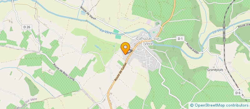 localisation de l'entreprise MADAME ROXANE CASALS--LAFON  CAHUZAC-SUR-VERE