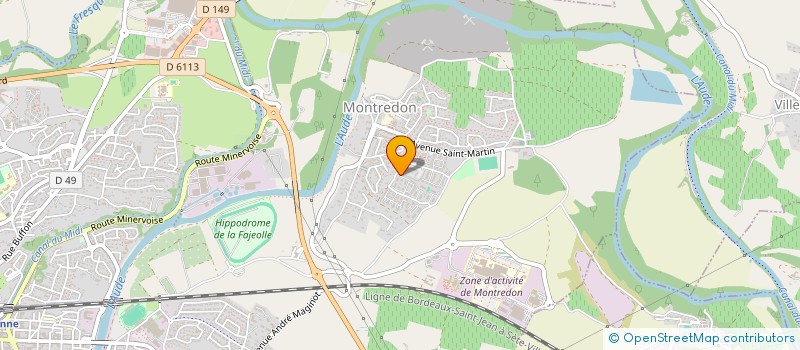 localisation de l'entreprise MADAME ROXANE COLLARD  CARCASSONNE