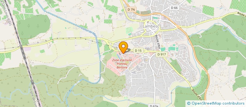 localisation de l'entreprise MADAME ROXANE COURIVAUD  LAMBESC