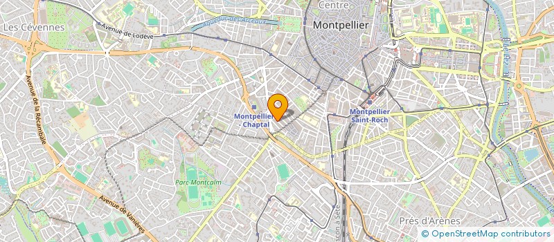 localisation de l'entreprise MADAME ROXANE DAVID à MONTPELLIER
