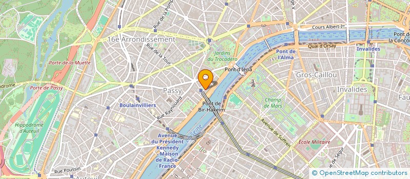 localisation de l'entreprise MADAME ROXANE DE BUTTET NOWAK  PARIS