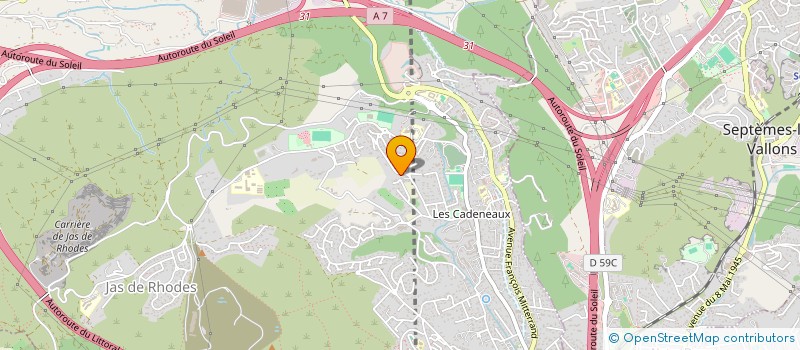localisation de l'entreprise MADAME ROXANE DE PERETTI à LES PENNES-MIRABEAU