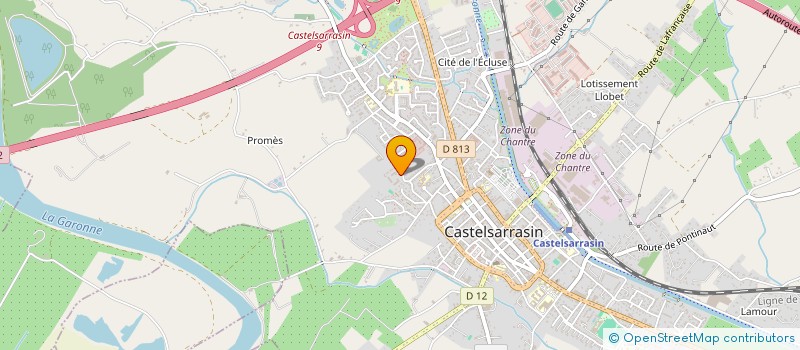 localisation de l'entreprise MADAME ROXANE DELAPORTE  CASTELSARRASIN