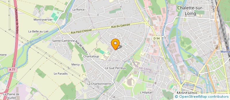 localisation de l'entreprise MADAME ROXANE DESMARET à CHALETTE-SUR-LOING