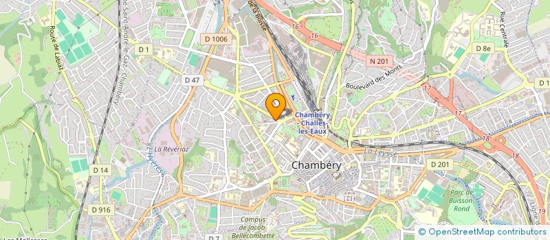 localisation de l'entreprise MADAME ROXANE DETOURNAY  CHAMBERY