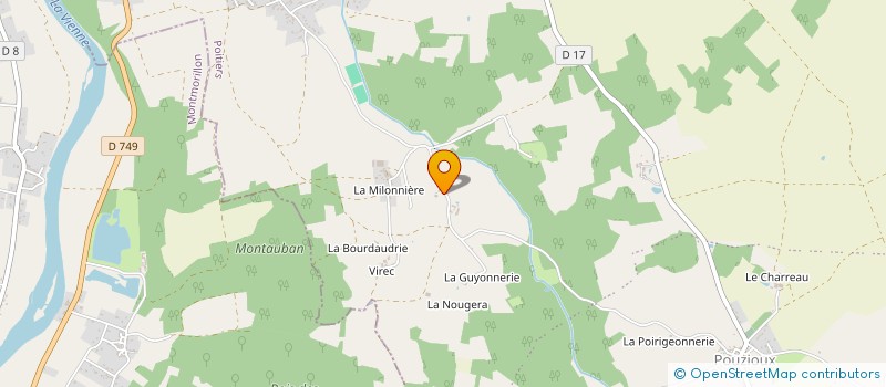 localisation de l'entreprise MADAME ROXANE DIJOUX à CHAUVIGNY