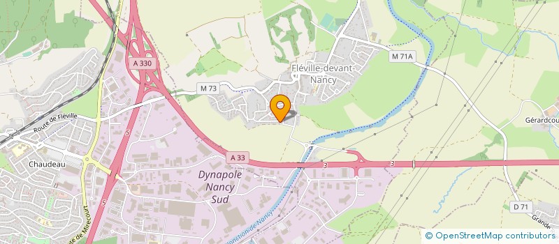 localisation de l'entreprise MADAME ROXANE DROUIN  FLEVILLE-DEVANT-NANCY