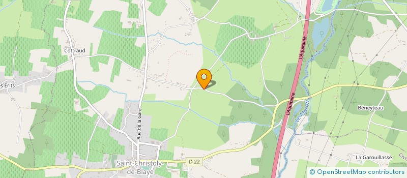 localisation de l'entreprise MADAME ROXANE FAYE  SAINT-CHRISTOLY-DE-BLAYE