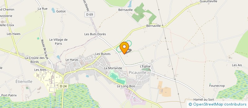 localisation de l'entreprise MADAME ROXANE FLEURY  PICAUVILLE