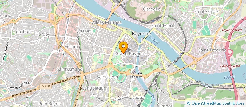 localisation de l'entreprise MADAME ROXANE FLORIN à BAYONNE