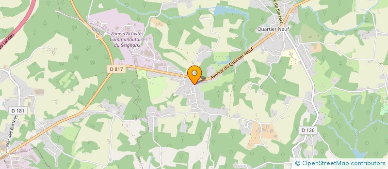 localisation de l'entreprise MADAME ROXANE FUSTEC  SAINT-MARTIN-DE-SEIGNANX