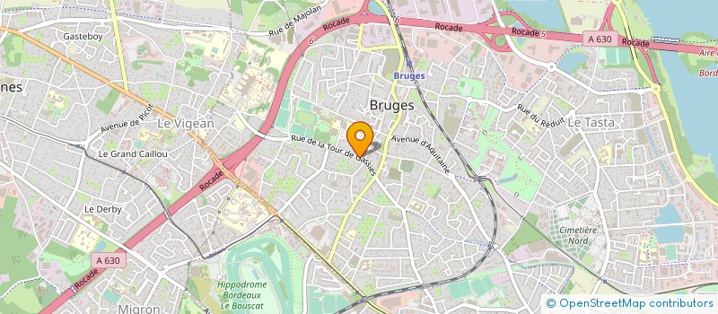 localisation de l'entreprise MADAME ROXANE GERARD à BRUGES