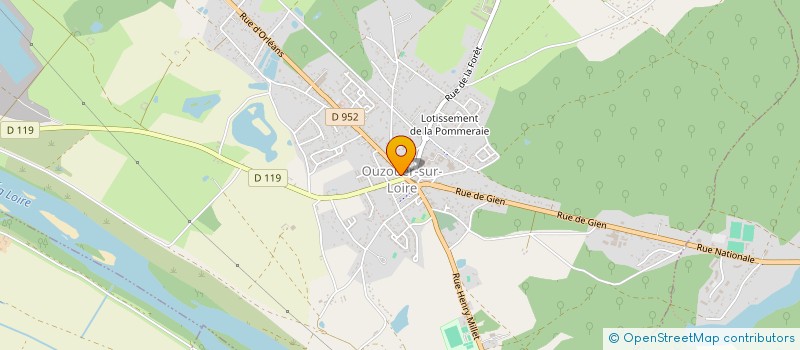 localisation de l'entreprise MADAME ROXANE GIRAULT  OUZOUER-SUR-LOIRE