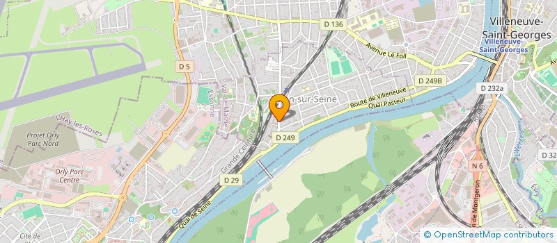 localisation de l'entreprise MADAME ROXANE GUICHARD à ABLON-SUR-SEINE