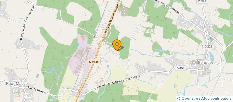 localisation de l'entreprise MADAME ROXANE HARISTOY  BENQUET