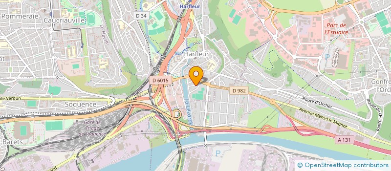 localisation de l'entreprise MADAME ROXANE HEBERT  HARFLEUR