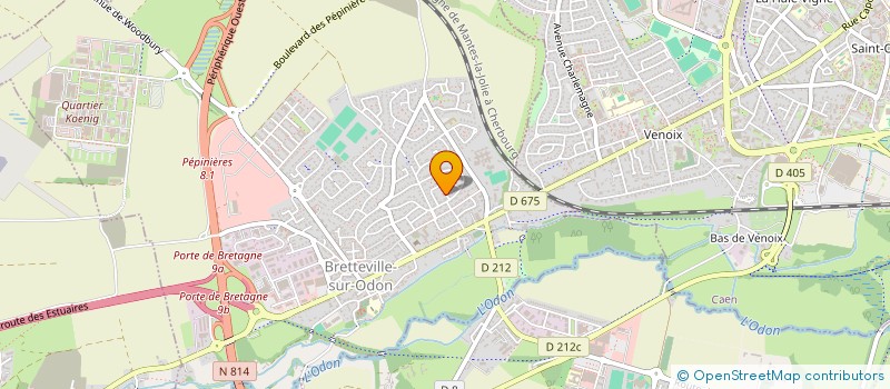 localisation de l'entreprise MADAME ROXANE HEUZE  BRETTEVILLE-SUR-ODON