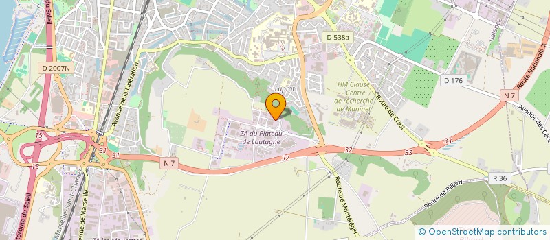 localisation de l'entreprise MADAME ROXANE HOYON  VALENCE