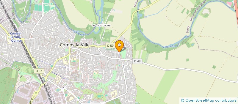 localisation de l'entreprise MADAME ROXANE HUMBERT  COMBS-LA-VILLE