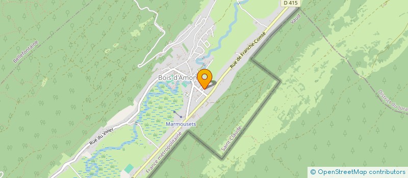 localisation de l'entreprise MADAME ROXANE LACROIX  CHAPELLE-DES-BOIS