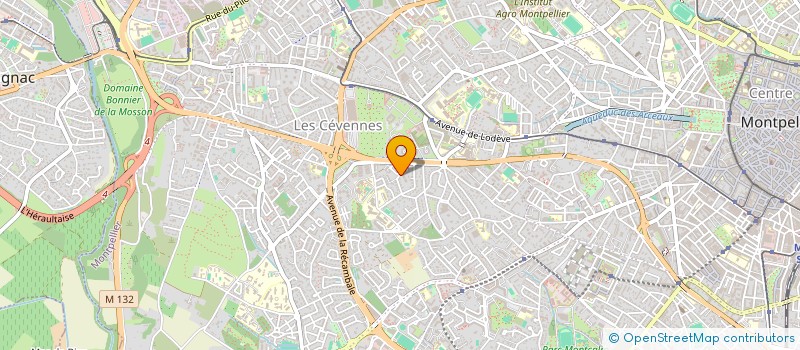 localisation de l'entreprise MADAME ROXANE LAJEUNIE  MONTPELLIER