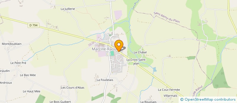 localisation de l'entreprise MADAME ROXANE LE CALVEZ  PLOUHA