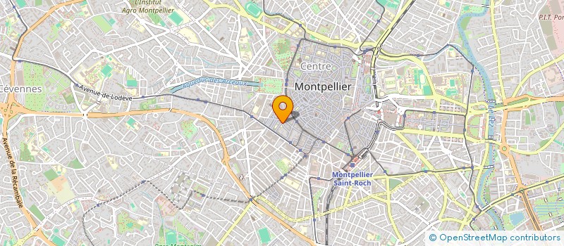 localisation de l'entreprise MADAME ROXANE LEBOUC à MONTPELLIER