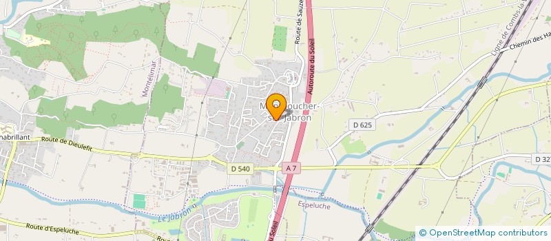 localisation de l'entreprise MADAME ROXANE LEFEBVRE à MONTBOUCHER-SUR-JABRON