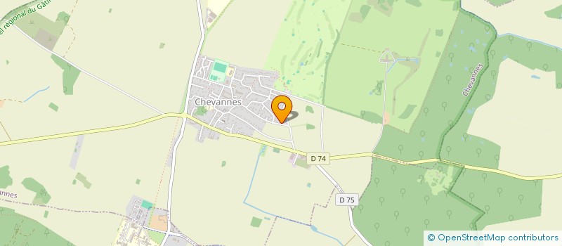 localisation de l'entreprise MADAME ROXANE LEVIELS  CHEVANNES