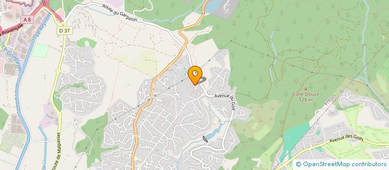 localisation de l'entreprise MADAME ROXANE LOUISE à FREJUS