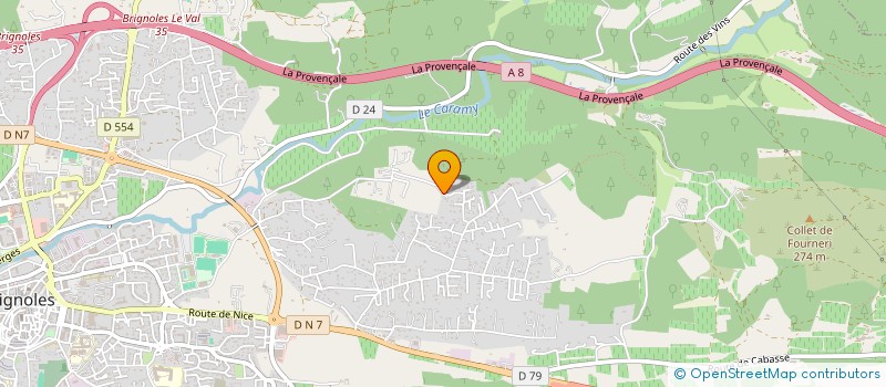 localisation de l'entreprise MADAME ROXANE MACIA  BRIGNOLES