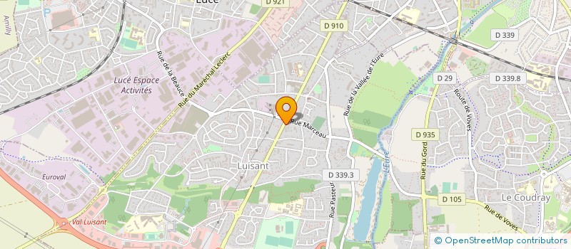 localisation de l'entreprise MADAME ROXANE MADEGARD à LUISANT
