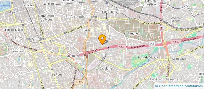 localisation de l'entreprise MADAME ROXANE MADON  MARSEILLE