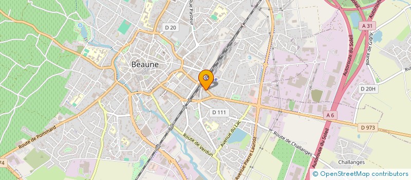 localisation de l'entreprise MADAME ROXANE MANICI à BEAUNE