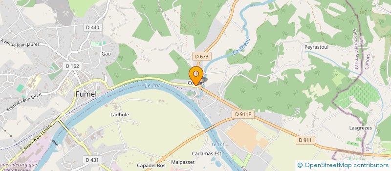 localisation de l'entreprise MADAME ROXANE MARTY  FUMEL