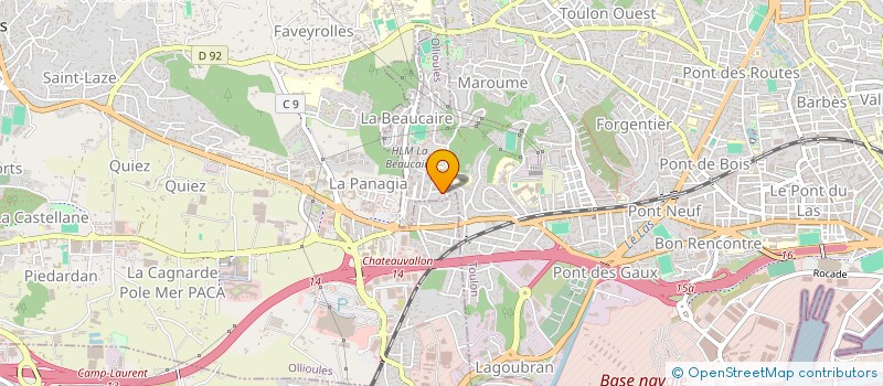 localisation de l'entreprise MADAME ROXANE MENU  CEYRESTE